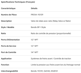 PROPAR RELAY VALVE W/RATIO