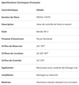 PROPAR SPRING BRAKE CNTRL VALVE