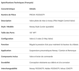PROPAR PILOT VALVE NEWAY STYLE