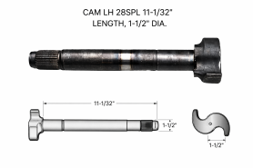 PROPAR CAMSHAFT LH INTRAAX S-24636-1L