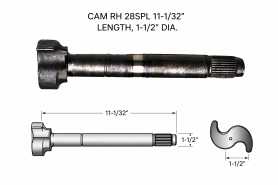 PROPAR CAMSHAFT RH INTRAAX S-24636-1R