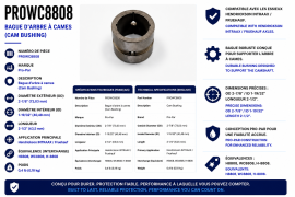 PROPAR CAMSHAFT BUSHING INTRAAX