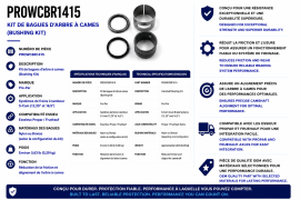 PROPAR CAMSHAFT BUSHING KIT