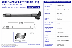 PROPAR CAMSHAFT