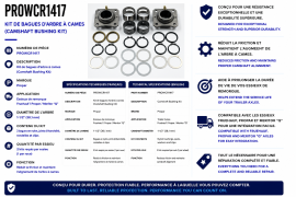 PROPAR CAMSHAFT BUSHING KIT