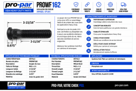 PROPAR WHEEL STUD