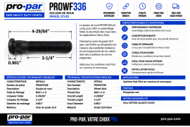PROPAR WHEEL STUD