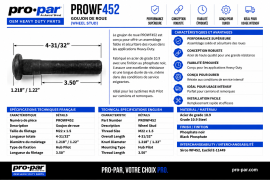 PROPAR WHEEL STUD