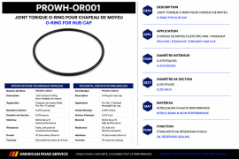 PROPAR FRUEHAUF OIL CAP O'RING