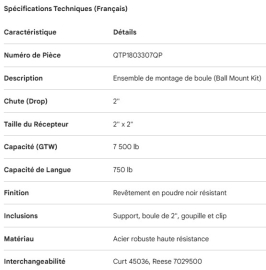BARRE D'ACCOUPLEMENT