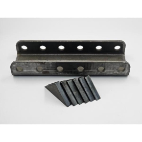 ADJUSTABLE  DRAWBAR ASSY 3" I.D. 12K GVW, 1.2K GT, W/GUSSETS