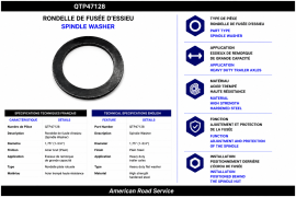 AXLE SPINDLE WASHER 1.75" PLAIN