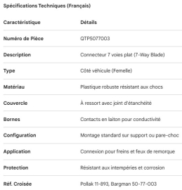 PRISE &Eacute;LECTRIQUE