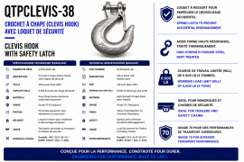 HOOK CLEVIS LATCH 3/8"