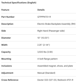 FREINS &Eacute;LECTRIQUE