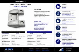 MANAC RUB RAIL END CAP