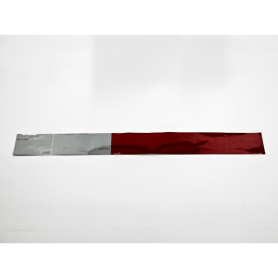 REFLECTIVE TAPE STRIPS RED/WHT 18"