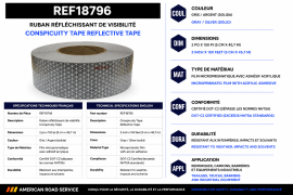 REFLECTIVE TAPE 2" X 150' GREY