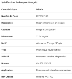 BANDE R&Eacute;FL&Eacute;CHISSANTE