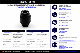 REYCO SUSPENSION TORQUE ROD BUSHING