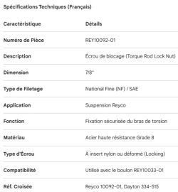 &Eacute;CROU DE BIELLE DE R&Eacute;ACTION