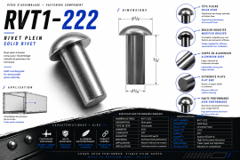 SOLID RIVET 3/16" X 3/8" UNIVERSAL HEAD (633)