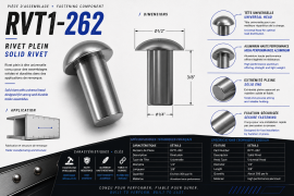 SOLID RIVET 1/4" X 3/8" UNIVERSAL HEAD (306)