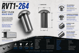 SOLID RIVET 1/4" X 1/2" UNIVERSAL HEAD (257)