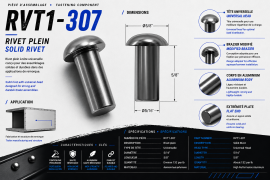 SOLID RIVET 5/16" X 5/8" UNIVERSAL HEAD (132)