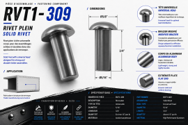 SOLID RIVET 5/16" X 3/4" UNIVERSAL HEAD (117)