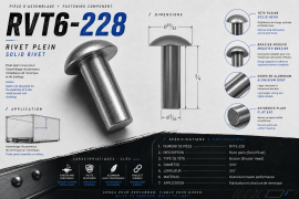 SOLID RIVET 3/16 X 3/4 BRAZIER HEAD (338)