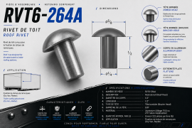 ROOF RIVET 1/4" X 1/2"  (222)