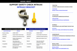 SAFETY CHECK INTRAAX BRACKET