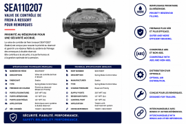 SEALCO SPRING BRAKE CONTROL VALVE