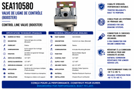 SEALCO VALVE CONTROL LINE - BOOSTER W/BRACKET
