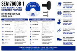 SEALCO VALVE KNOB & NAMEPLATE