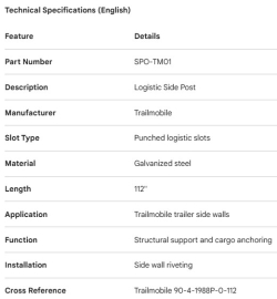 POTEAU DE C&Ocirc;T&Eacute;