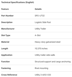 POTEAU DE C&Ocirc;T&Eacute;