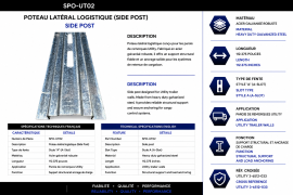 UTILITY SIDE POST A-SLOT 112.375  3-6512-033