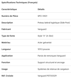 POTEAU DE C&Ocirc;T&Eacute;