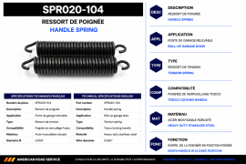 ROLL-UP DOOR HANDLE SPRING