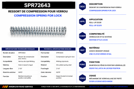 ROLL-UP DOOR LOCK COMPRESSION SPRING