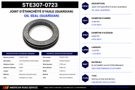 STEMCO GUARDIAN OIL SEAL