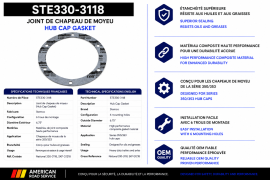 STEMCO HUB CAP GASKET
