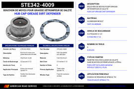 STEMCO HUB CAP GREASE DIRT EXCLUSION