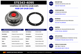 STEMCO HUB CAP