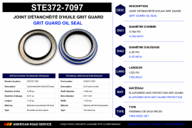 STEMCO GRIT GUARD OIL SEAL