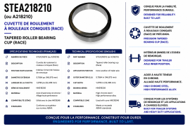STEMCO SPINDLE BEARING CUP