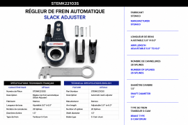 STEMCO AUTO SLACK 5" - 6" X 28 SPLINE