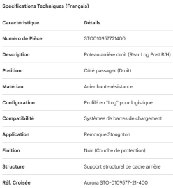 POTEAU DE C&Ocirc;T&Eacute;